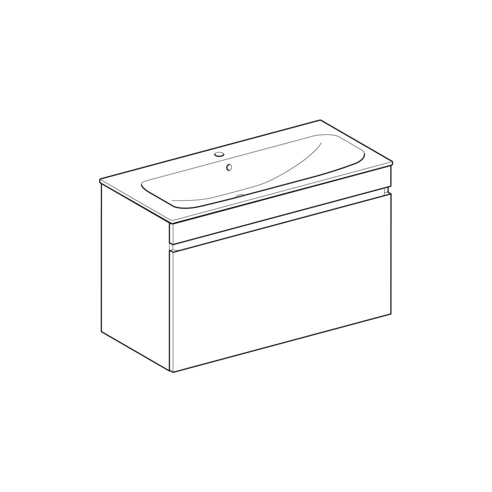 Geberit Renova Plan Set Möbelwaschtisch 100cm, Unterschr., 1 Schubl./1 Innenschubl.,... GEBERIT-501917JR1 4025410905932 (Abb. 3)