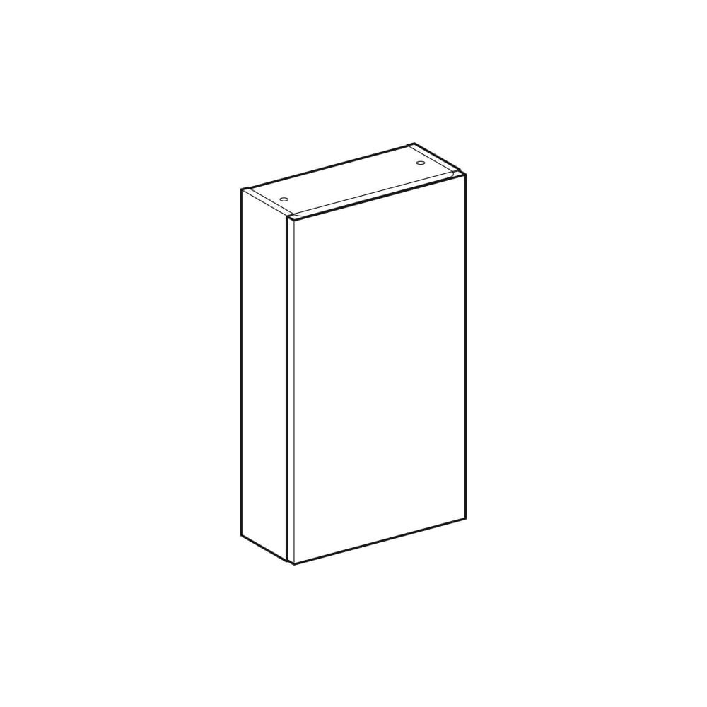 Geberit Renova Plan Hängeschrank mit 1 Tür, 39x70x17,3cm, Nussbaum hickory/Folie str... GEBERIT-501920JR1 4025410905970 (Abb. 3)
