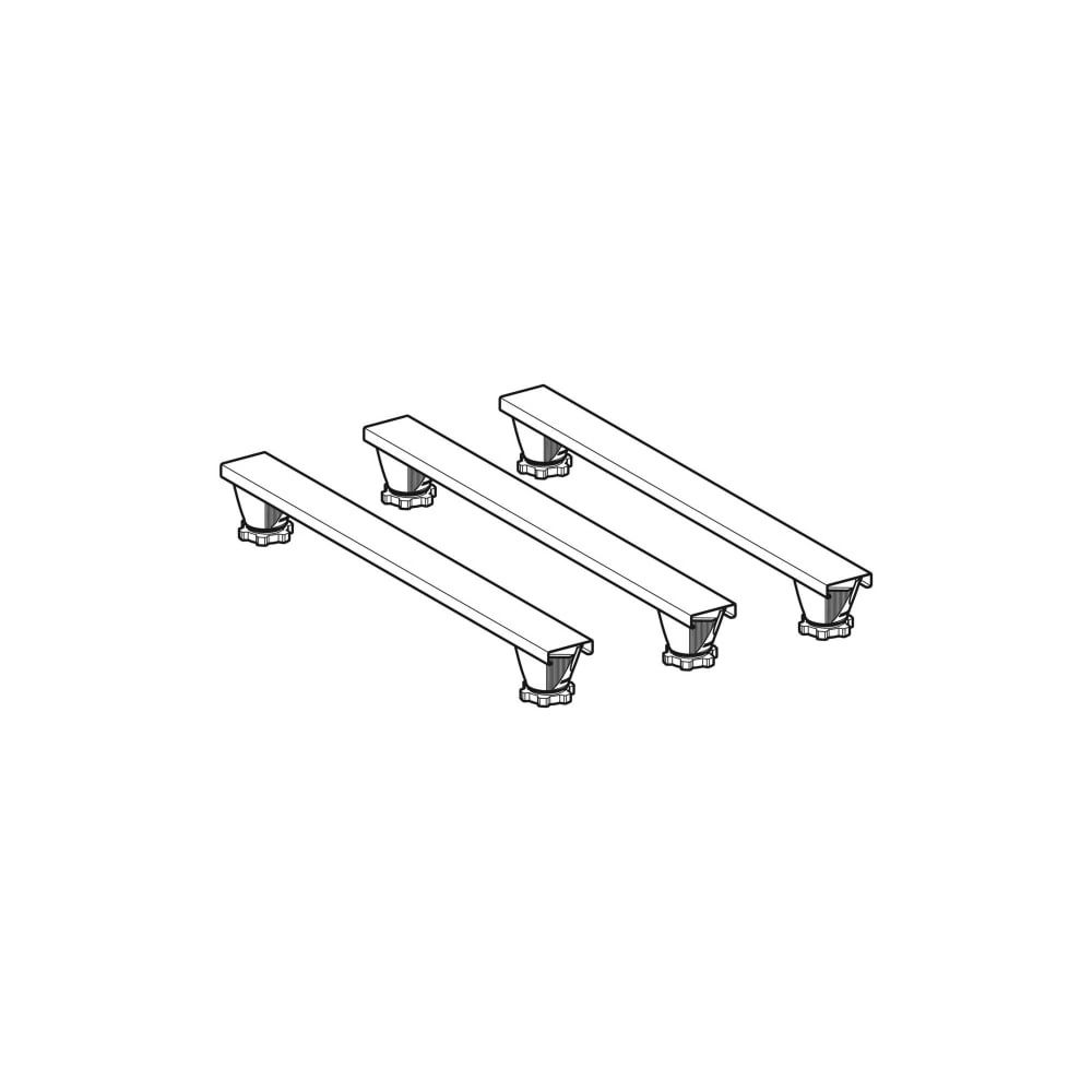 Geberit Set Füße und 3 Traversen, für Duschwannen aus Steinharz, bis 140cm 80x9,2–21... GEBERIT-554961002 4025410892874 (Abb. 3)