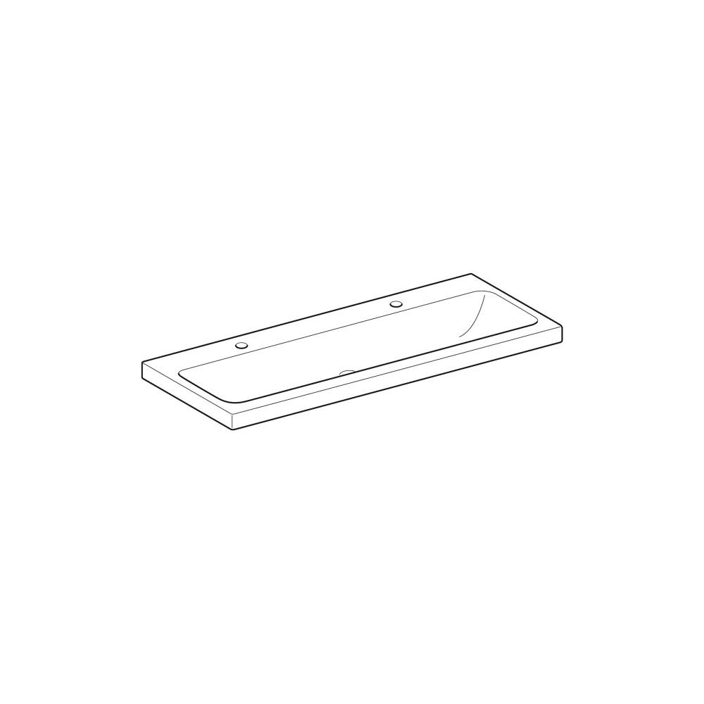 Geberit iCon Light Waschtisch, Breite 120cm, Tiefe 48cm, Hahnloch links, rechts, ohn... GEBERIT-501837006 4025410894861 (Abb. 3)