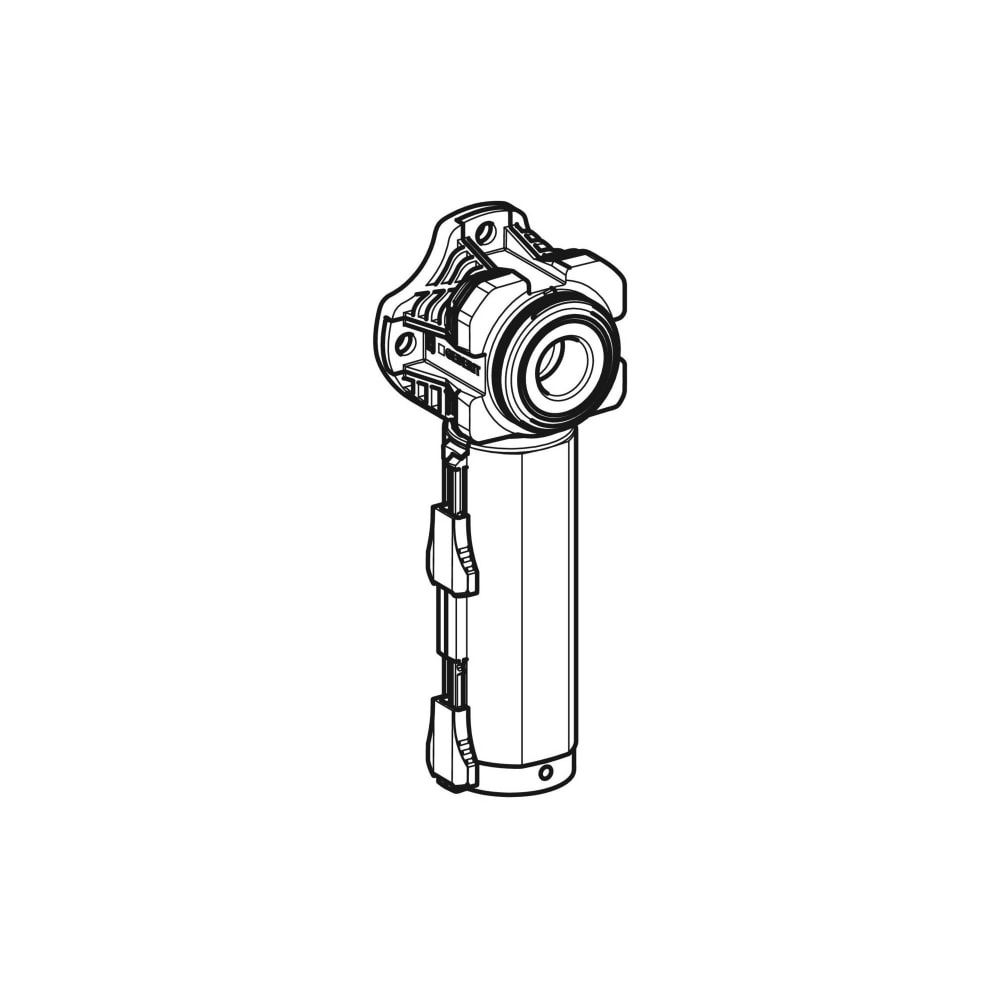 Geberit PushFit Anschlussdose 90 Grad für Schnellkupplung, M 25mm, Rp 1/2″, Rotguss ... GEBERIT-650487003 4025410947895 (Abb. 3)