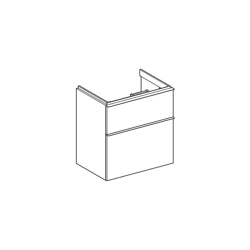 Geberit iCon Unterschrank für Waschtisch 2 Schubladen verkürzte Ausladung WT 60cm La... GEBERIT-502307JK1 4025410942463 (Abb. 4)