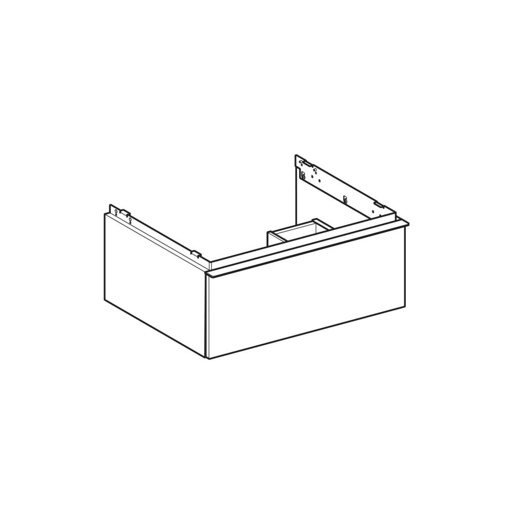Geberit iCon Unterschrank für Waschtisch, 1 Schublade Waschtisch 60cm, Weiß lackiert... GEBERIT-502310011 4025410941435 (Abb. 8)