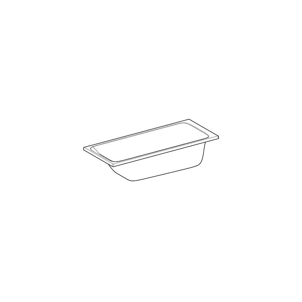Geberit Tawa Rechteckbadewanne schmaler Rand 180x80cm, Gesamtvolumen 273l... GEBERIT-554132011 4025410872814 (Abb. 3)
