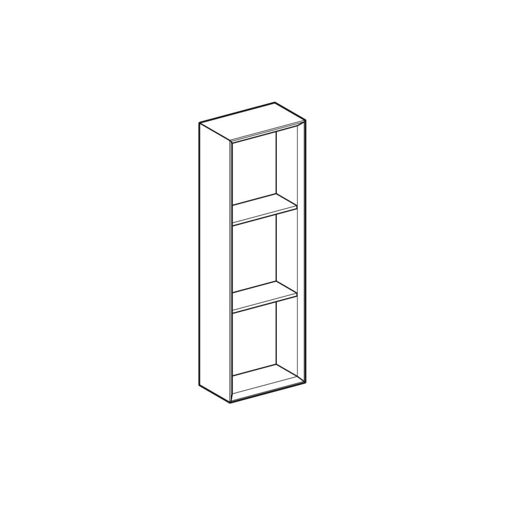Geberit iCon Regal rechteckig, 22,5x70x13,2cm, Weiß lackiert matt... GEBERIT-502320013 4025410941701 (Abb. 3)