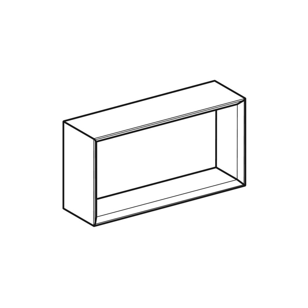 Geberit iCon Wandbox rechteckig, 45x23,3x13,2cm, Sandgrau lackiert hochglänzend... GEBERIT-502322JL1 4025410943071 (Abb. 3)