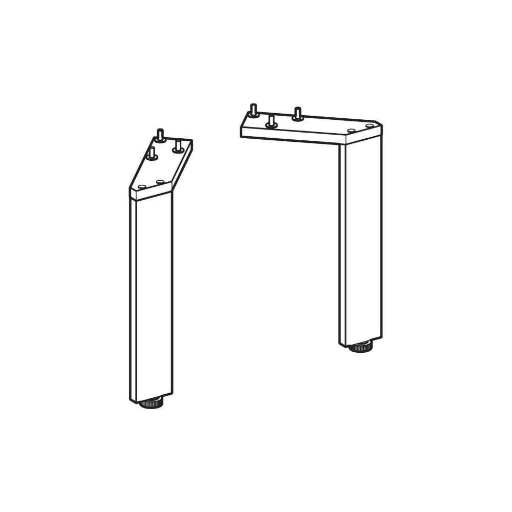 Geberit Füße schmal, 22,5-23,3cm, Aluminium, Chrom, 502330001... GEBERIT-502330001 4025410941862 (Abb. 11)