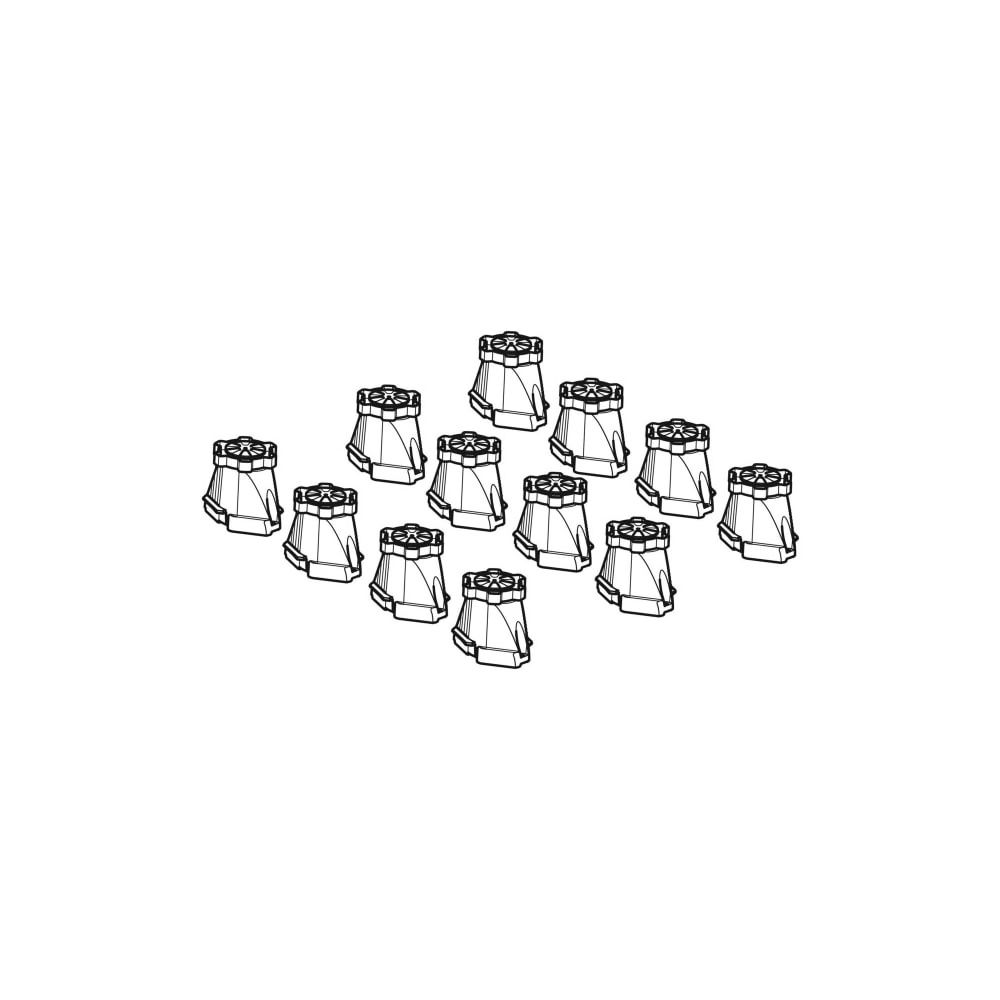 Geberit Set Füße hoch für Duschwanne ab Länge 160cm, Höhe 9-21cm, 12 Stück... GEBERIT-554953002 4025410904461 (Abb. 3)