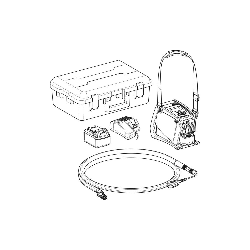 Geberit CP700G Hydraulikaggregat im Koffer, 230V/50-60 Hz, Steckertyp CEE 7/16... GEBERIT-691231P11 4025410931689 (Abb. 3)
