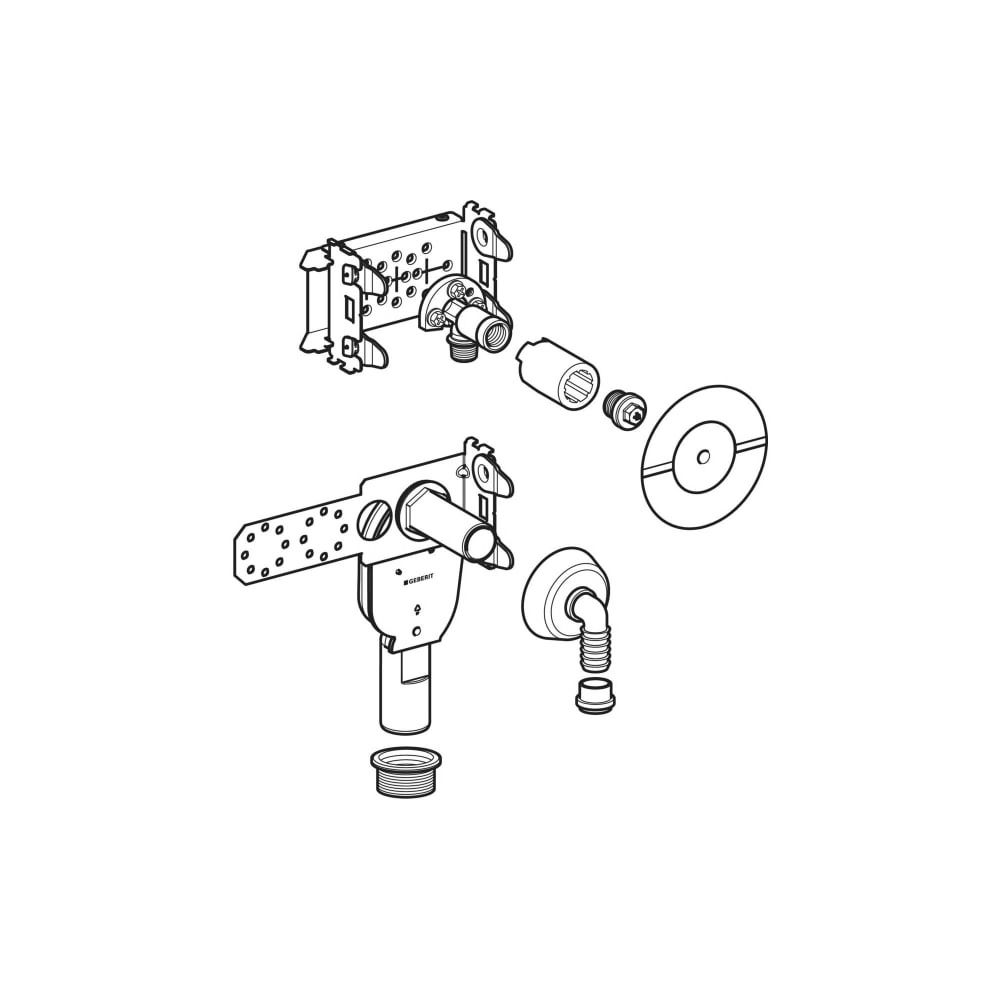 Geberit GIS Traverse für Waschmaschine, Geschirrspüler... GEBERIT-461445001 4025416727774 (Abb. 7)