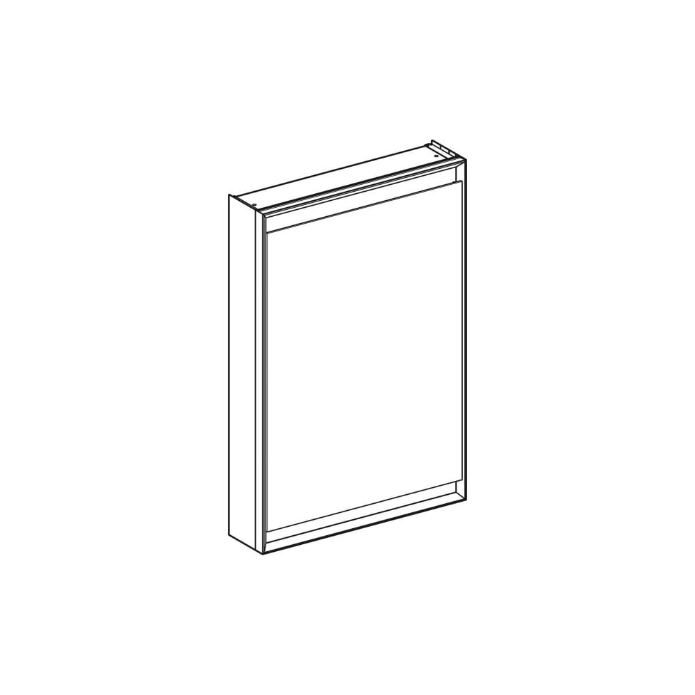 Geberit ONE Spiegelschrank mit ComfortLight, 1 Tür, AP-Montage, Höhe 90cm B 60cm, Al... GEBERIT-505810001 4025410521415 (Abb. 3)