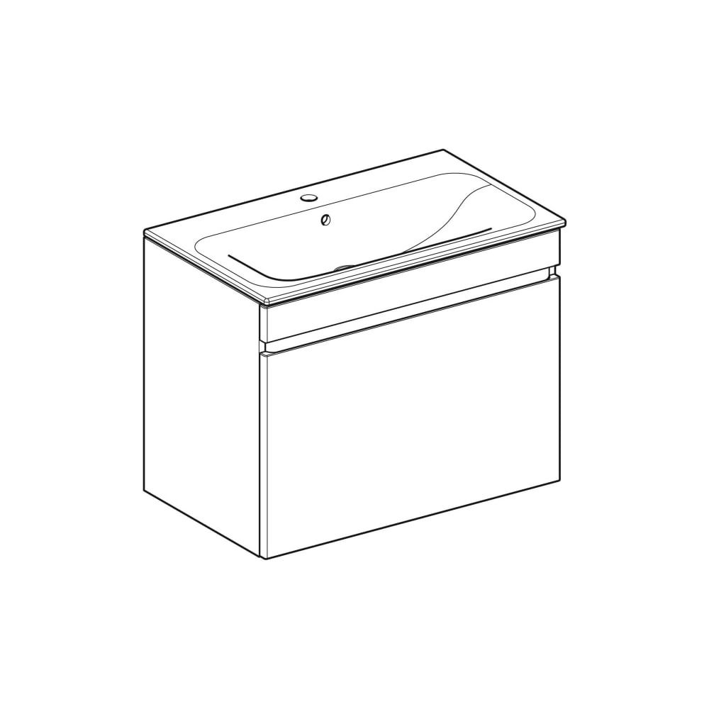 Geberit Renova Plan Set Möbelwaschtisch 80cm, Unterschr., 1 Schubl./1 Innenschubl., ... GEBERIT-501916JK1 4025410905901 (Abb. 3)