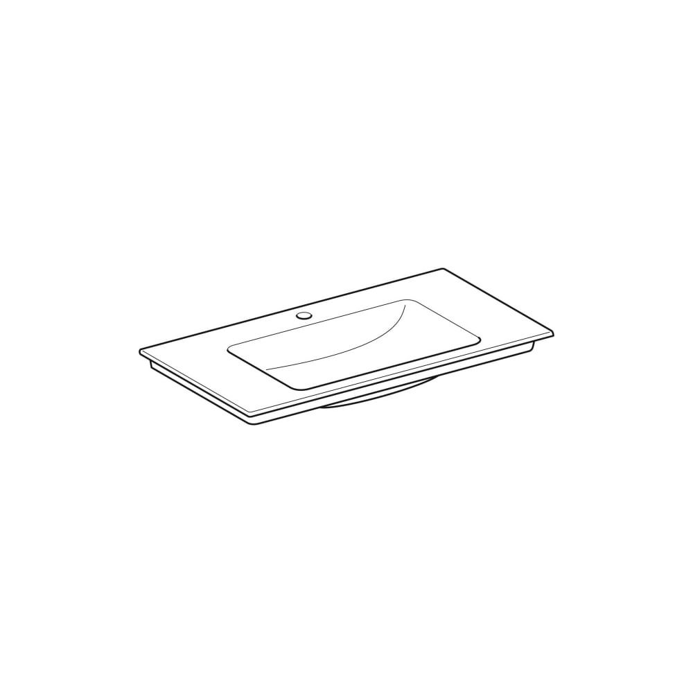 Geberit ONE Möbelwaschtisch Abgang vertikal, Breite 90cm, Tiefe 48cm, Hahnloch mitti... GEBERIT-505010013 4025410953537 (Abb. 3)