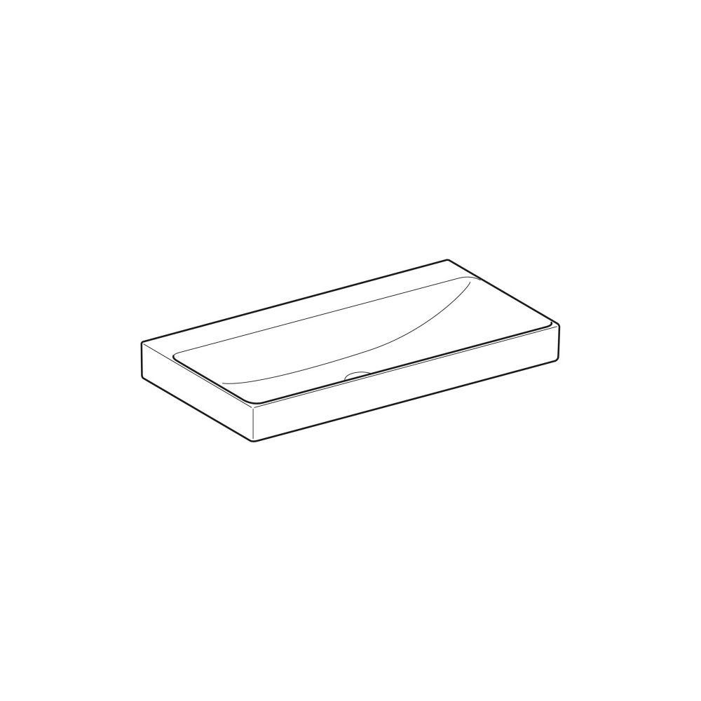 Geberit ONE Waschtisch Abgang vertikal, Breite 90cm, Tiefe 48cm, ohne Hahnloch, ohne... GEBERIT-505021013 4025410953704 (Abb. 3)