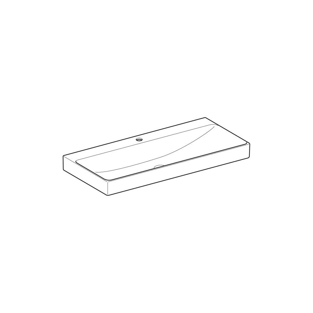 Geberit ONE Waschtisch Abgang vertikal, Breite 105cm, Tiefe 48cm, Hahnloch mittig, o... GEBERIT-505020014 4025410953650 (Abb. 3)