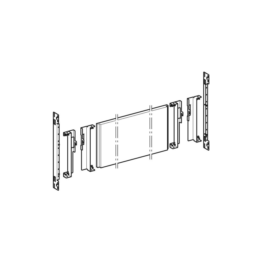 Geberit Duofix Montageplatte für Waschtisch mit Unterschrank, zwei Auslaufarmaturen,... GEBERIT-111056001 4025410948199 (Abb. 3)