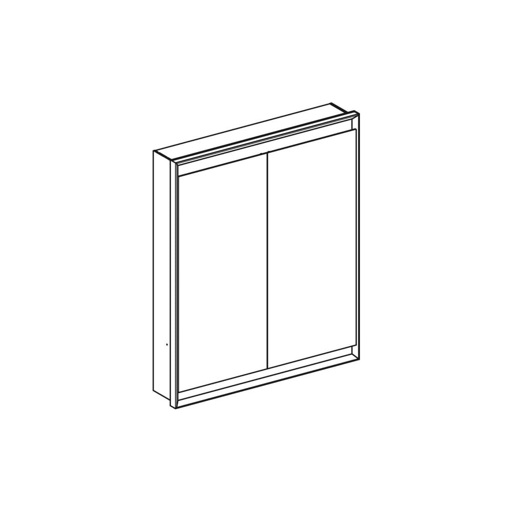 Geberit ONE Spiegelschrank mit ComfortLight, 2 Türen, UP-Montage, Höhe 90cm B 75cm, ... GEBERIT-505802001 4025410934918 (Abb. 3)