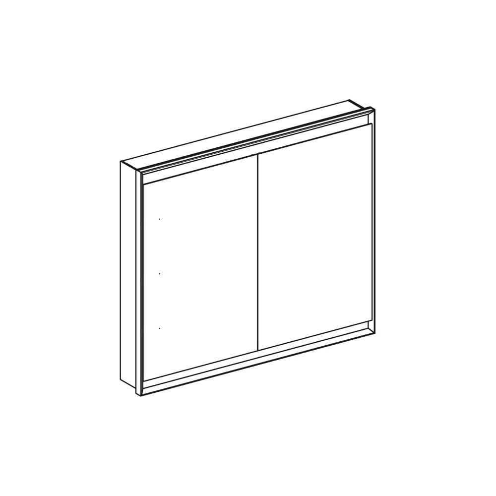 Geberit ONE Spiegelschrank mit ComfortLight, 2 Türen, UP-Montage, Höhe 90cm B 105cm,... GEBERIT-505804002 4025410935007 (Abb. 3)