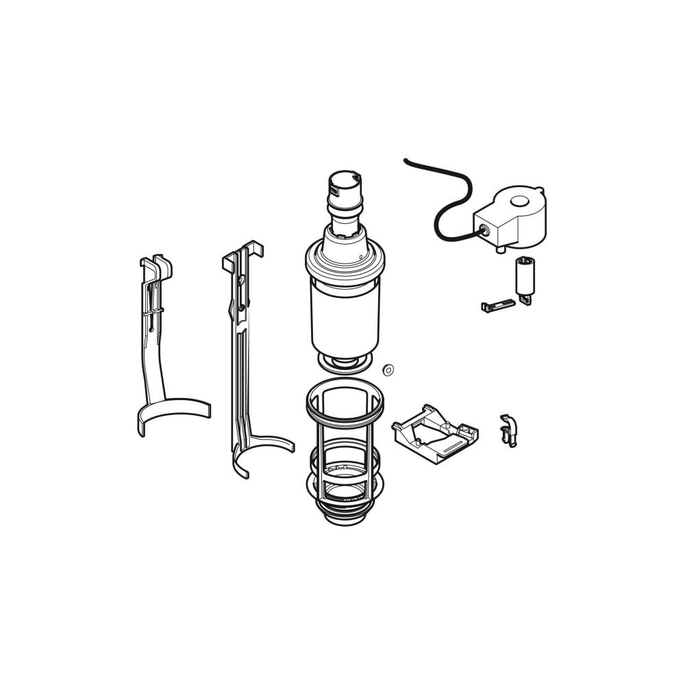 Geberit Elektromagnetheber für Highline, Samba Drückerplatte... GEBERIT-115499001 4025416445258 (Abb. 1)