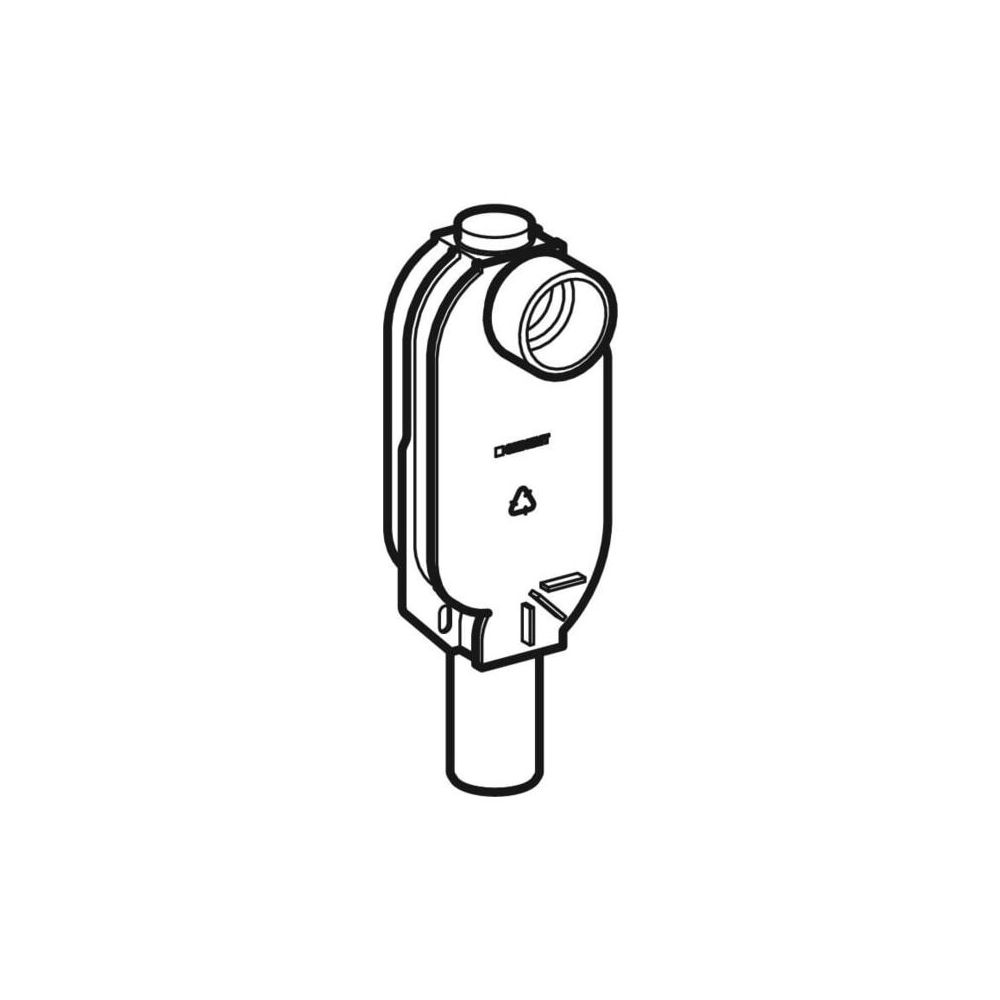 Geberit Unterputz-Geruchsverschluss für Geräte weiß-alpin... GEBERIT-862174111 4025416147480 (Abb. 2)