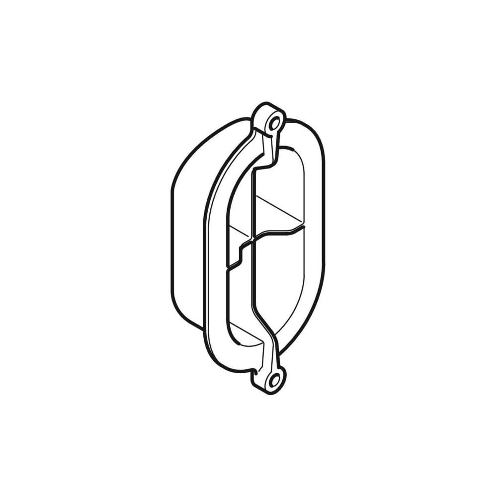 Geberit Deckel für Reinigungsstücke mit ovaler Öffnung Außendurchmesser 110-160mm, D... GEBERIT-853390271 4025416048152 (Abb. 3)