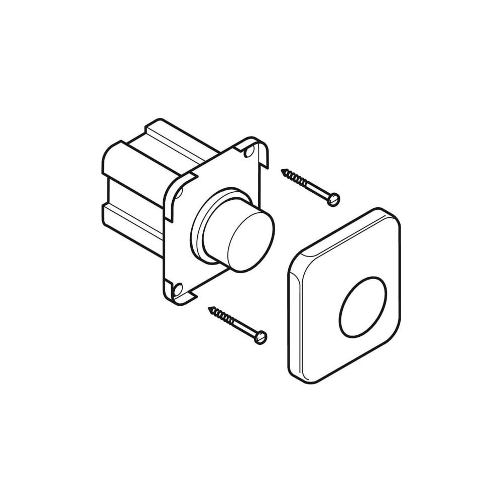 Geberit Handdrücker pneumatisch, Unterputz weiß-alpin... GEBERIT-888544111 4025416086291 (Abb. 2)