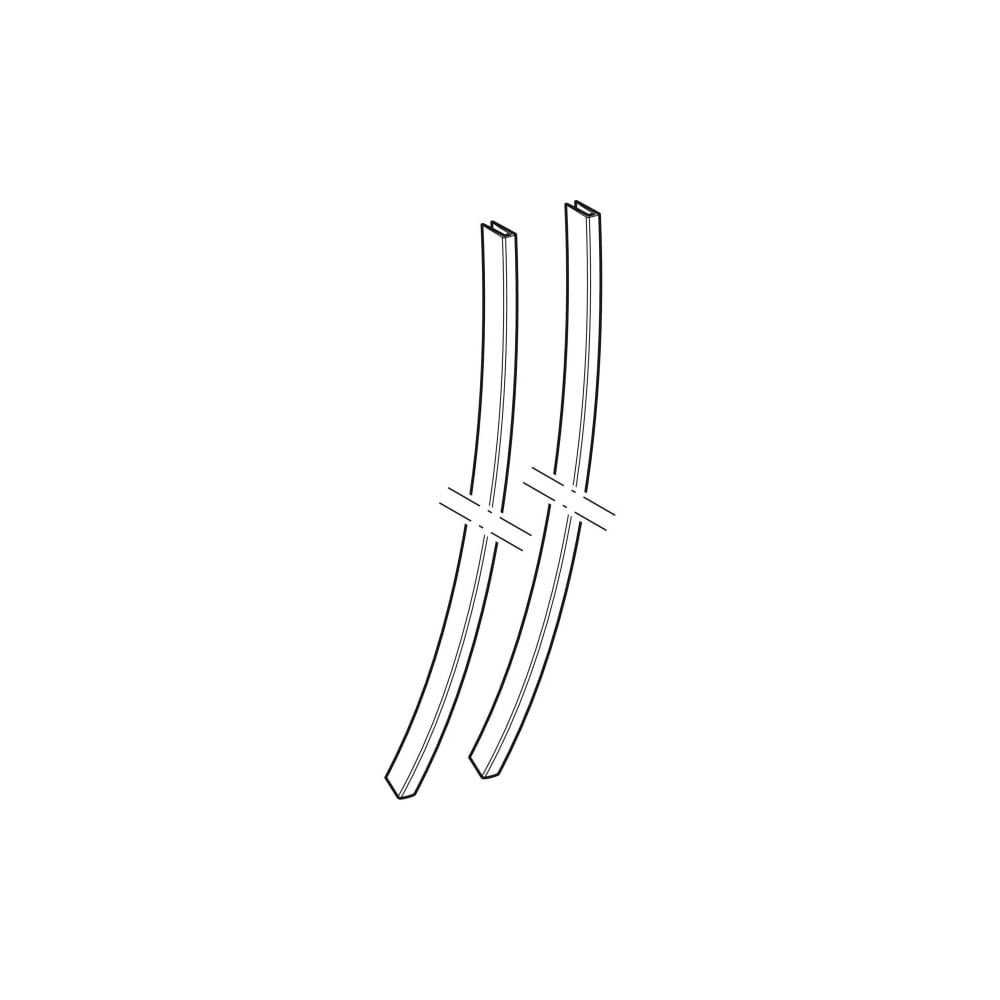 Geberit Set Antirutschstreifen für Geberit AquaClean 8000/8000plus, Alpinweiß, 2 Stü... GEBERIT-250037111 4025416660378 (Abb. 3)