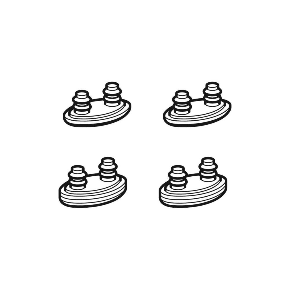Geberit Set Ausgleichspuffer erhöht, für WC-Sitzring, Geberit AquaClean 4000, Manhat... GEBERIT-242174001 4025416735427 (Abb. 1)