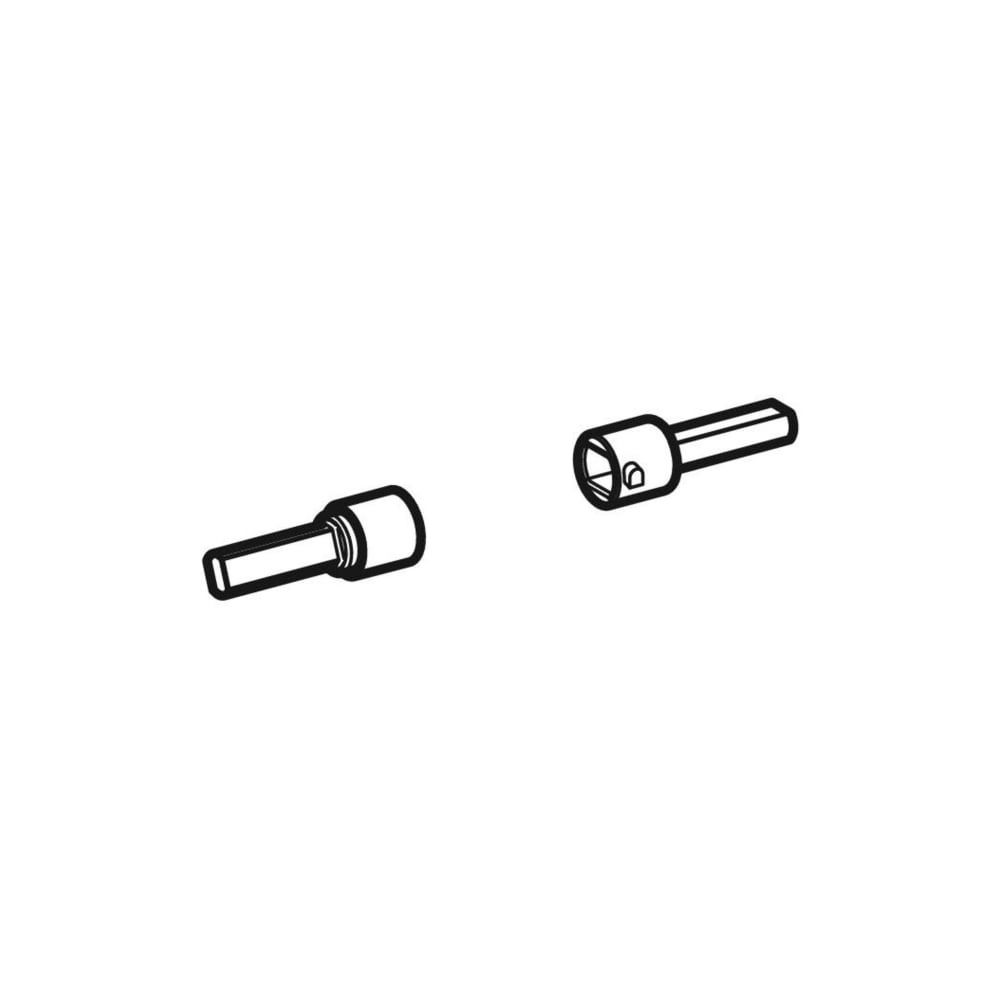 Geberit Set Steckbolzen für WC-Sitzring, WC-Deckel, für Geberit AquaClean 4000... GEBERIT-242175001 4025416735786 (Abb. 1)