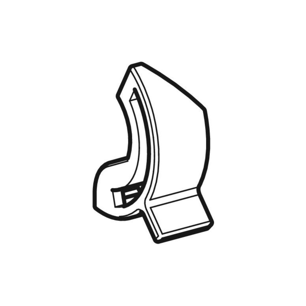 Geberit Sicherungsclip für WC-Deckel, Geberit AquaClean 4000, Alpinweiß... GEBERIT-242178111 4025416735755 (Abb. 1)