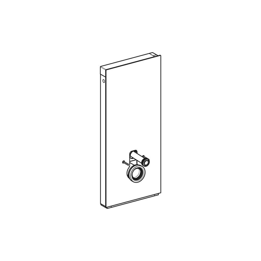 Geberit Monolith Plus Sanitärmodul für Wand-WC, Höhe 114cm, Wandanschluss hinten, mi... GEBERIT-004097001 4025416560029 (Abb. 3)