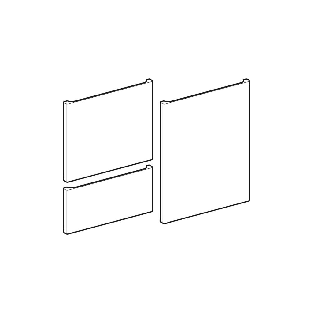 Geberit Renova Plan Set Schubladenfront, 2 Türen für Mittelhochschrank (ab Baujahr 2... GEBERIT-245060JK1 4025410574220 (Abb. 3)