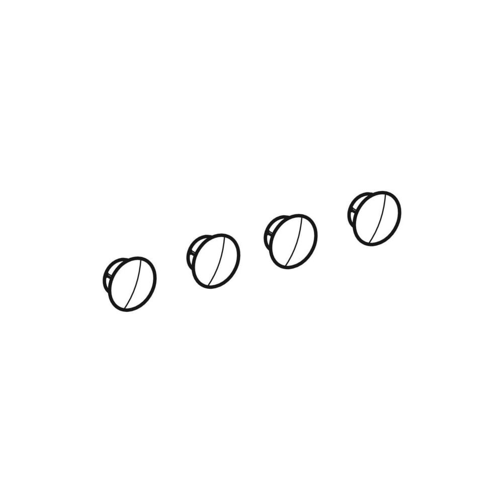 Geberit Set Deckkappen für Set Leuchte, Schwarz... GEBERIT-245189001 4025410581457 (Abb. 3)