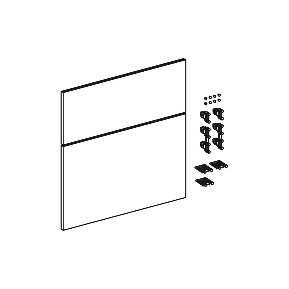 Geberit iCon Set Schubladenfronten für Unterschrank für Waschtisch, 2 Schubladen, We... GEBERIT-245242001 4025410581983 (Abb. 1)
