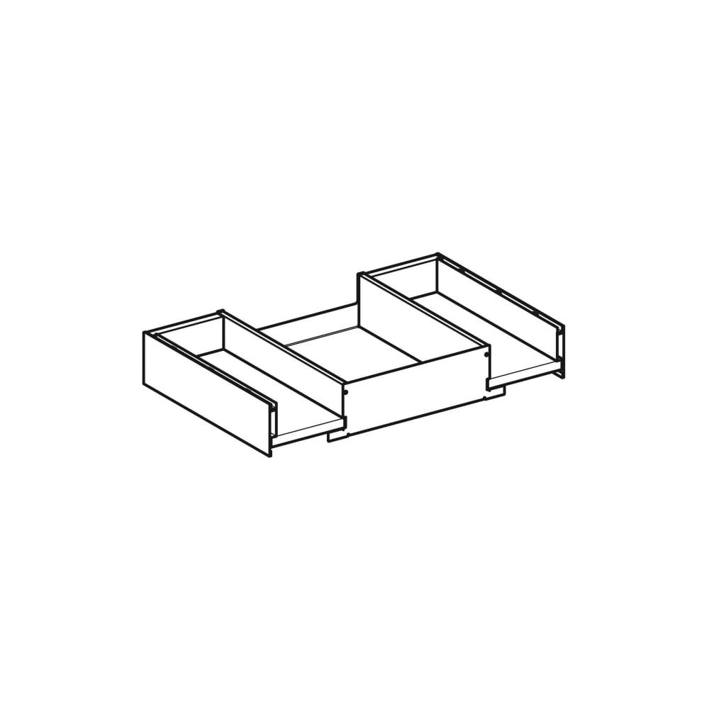 Geberit obere Schublade für Unterschrank für Waschtisch ohne Schubladenfront Breite ... GEBERIT-245198001 4025410581549 (Abb. 3)