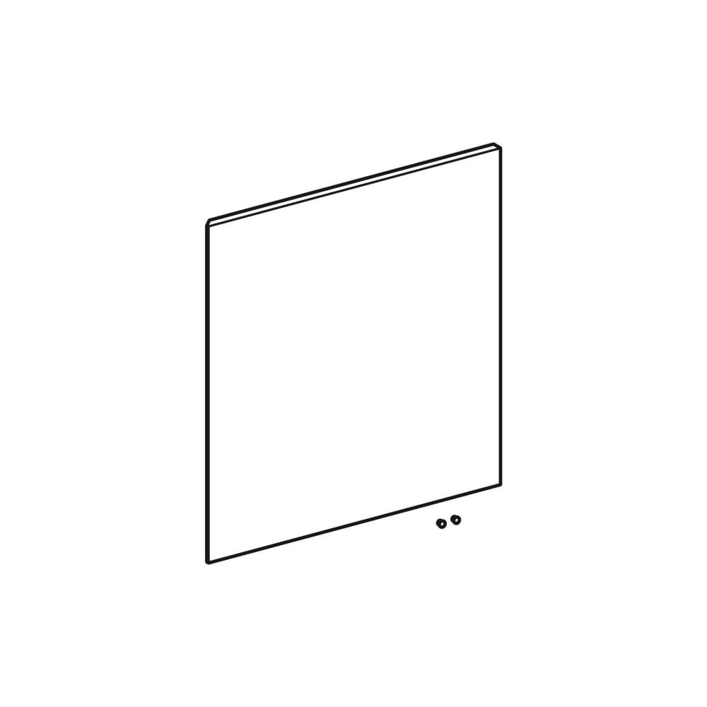 Geberit Acanto Tür für quadratischen Hochschrank mit 1 Tür, Breite 45cm, Lava/Glas... GEBERIT-246093001 4064746023545 (Abb. 3)