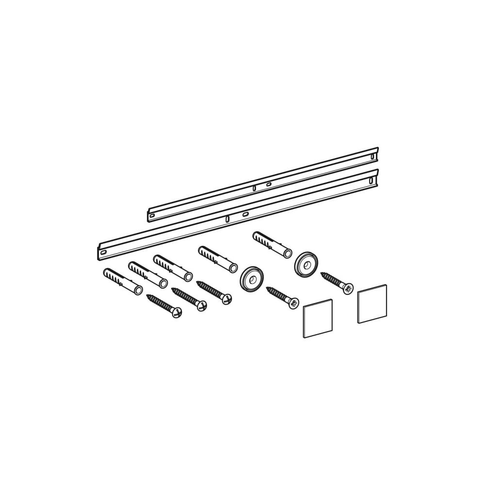 Geberit Befestigungsmaterial für Aufputz-Montage, Geberit ONE Spiegelschrank, ab Bau... GEBERIT-244908001 4025410934826 (Abb. 1)