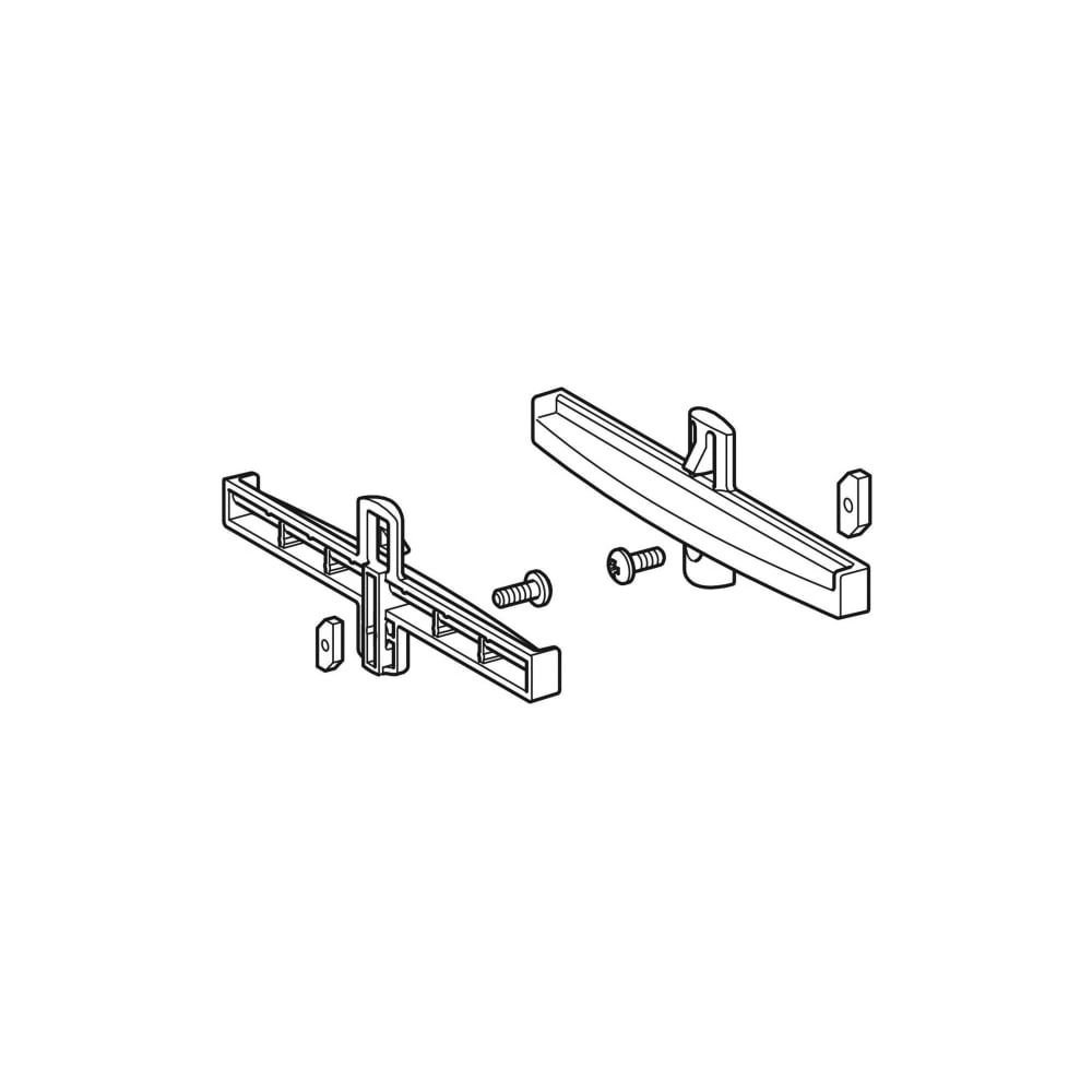 Geberit Set Träger für Glaseinlegeboden, Geberit ONE Spiegelschrank, ab Baujahr 2021... GEBERIT-244887001 4025410934680 (Abb. 3)