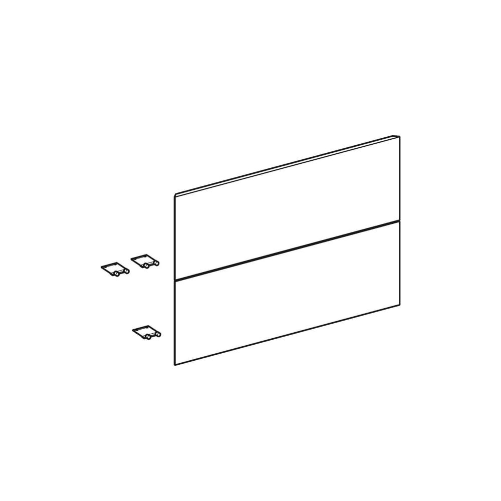 Geberit Set Schubladenfronten für ONE Unterschrank für Waschtisch, 2 Schubladen 120c... GEBERIT-245612008 4025410707222 (Abb. 3)