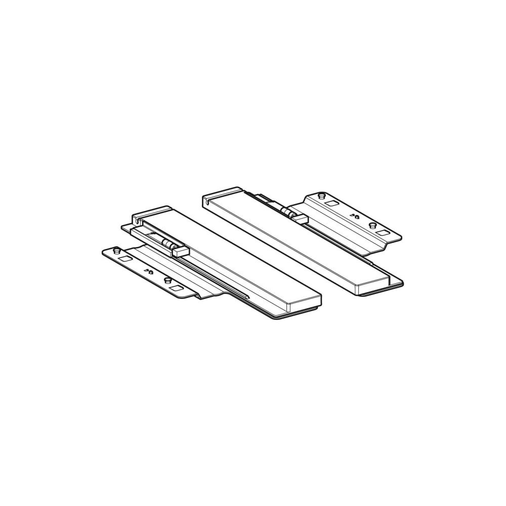 Geberit Set Druckschnapper mit Dämpfungsmechanismus... GEBERIT-245114001 4025410573100 (Abb. 1)