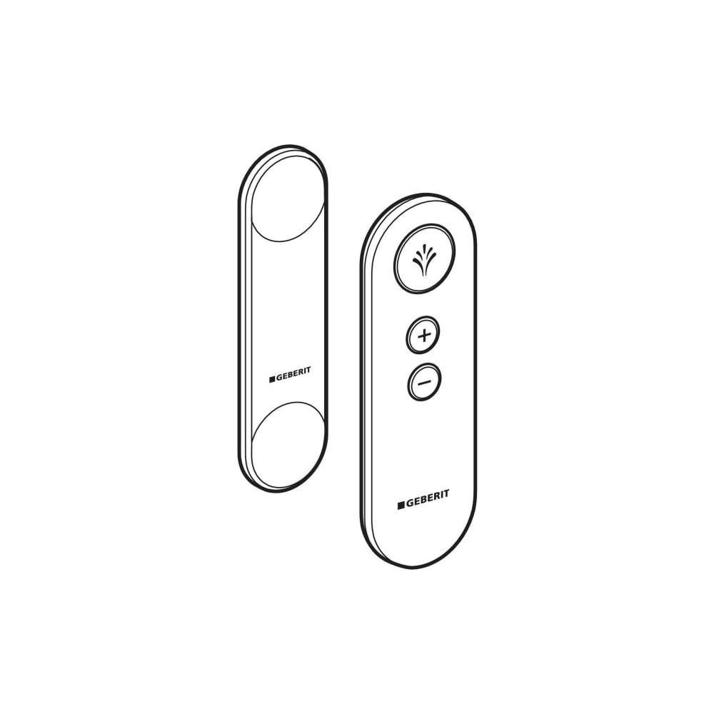 Geberit Fernbedienung klein für Geberit AquaClean Alba, Tuma Classic, ab Baujahr 202... GEBERIT-245368011 4064746001321 (Abb. 3)