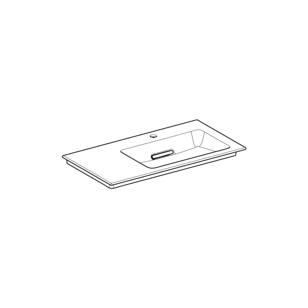 Geberit ONE Möbelwaschtisch Abgang horizontal Ablagefl. links 90x48cm HL rechts ohne... GEBERIT-505009001 4025410593603 (Abb. 3)