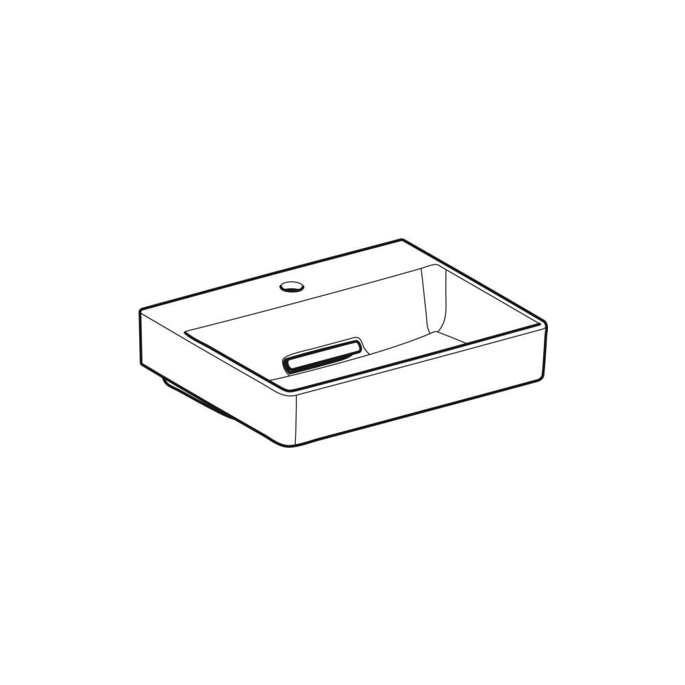 Geberit ONE Aufsatzwaschtisch rechteckig, Abgang horizontal 50cm T 41cm Hahnloch mit... GEBERIT-505026001 4025410593818 (Abb. 3)