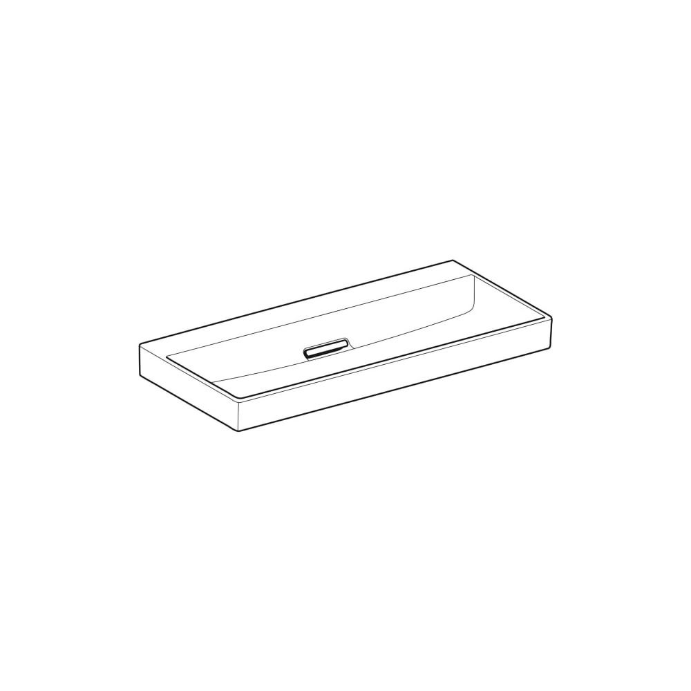 Geberit ONE Waschtisch Abgang horizontal, B 105cm, Tiefe 48cm, ohne Hahnloch, ohne Ü... GEBERIT-505045001 4025410593962 (Abb. 3)