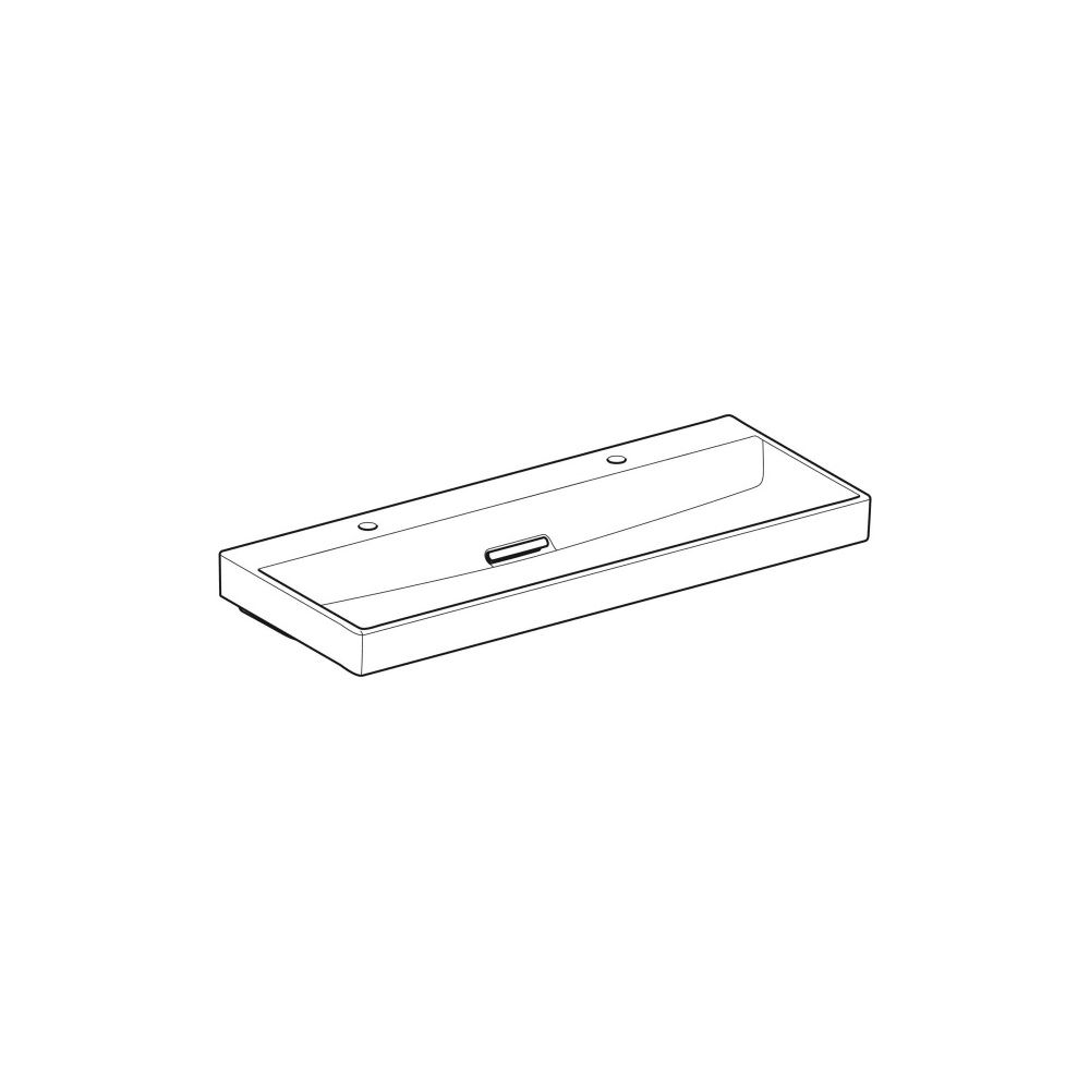 Geberit ONE Waschtisch Abgang horizontal, B 120cm T 48cm Hahnloch links, rechts, ohn... GEBERIT-505049001 4025410594006 (Abb. 3)