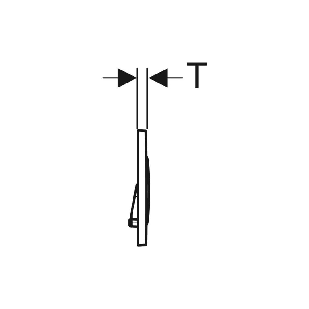 Geberit Sigma 20 Drückerplatte mit 2-Mengen-Spülung, Edelstahl gebürstet/poliert, ea... GEBERIT-115882SN1 4025416544906 (Abb. 8)