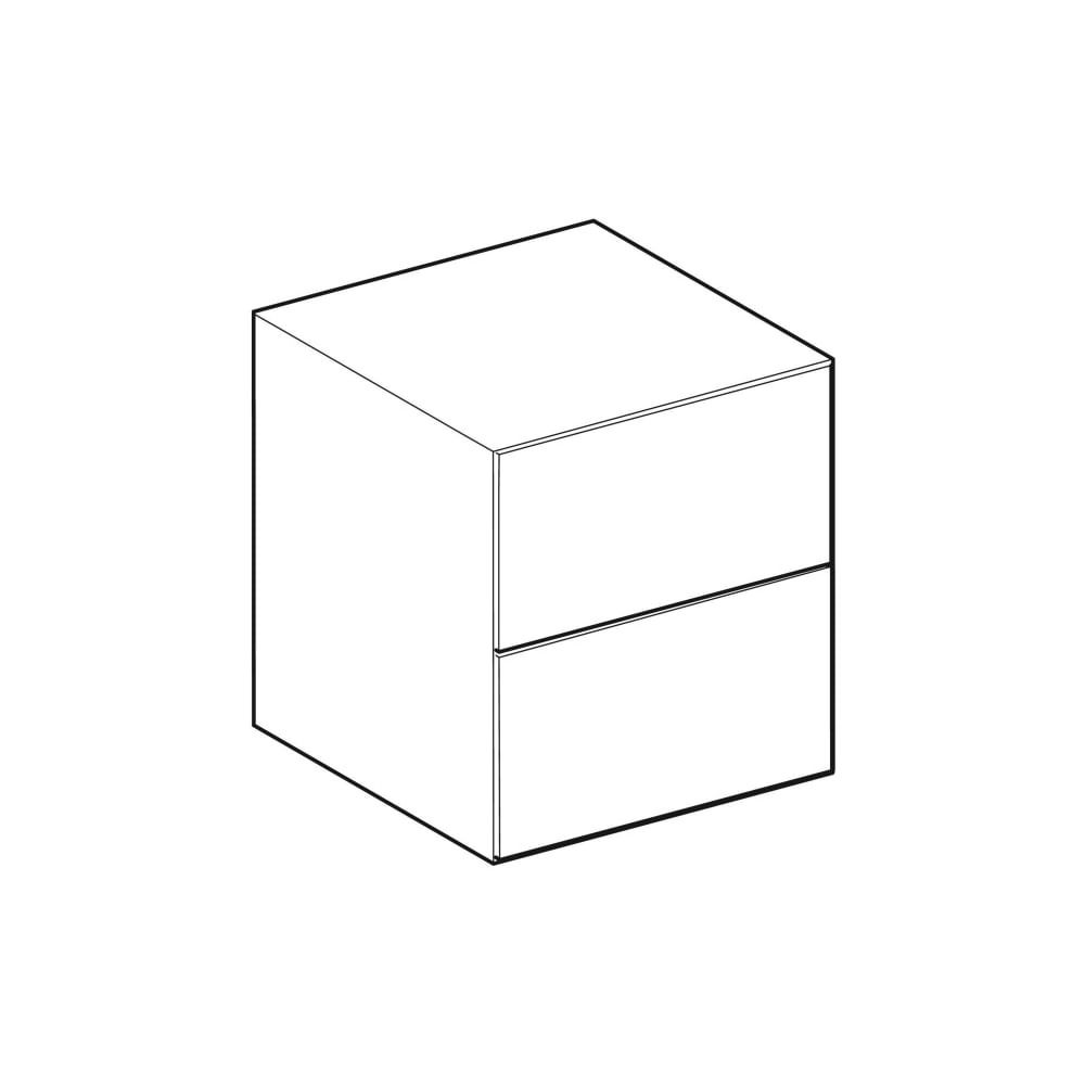 Geberit ONE Seitenschrank 2 Schubladen, 45x49,2x47cm, Lava matt... GEBERIT-505077003 4025410630414 (Abb. 3)