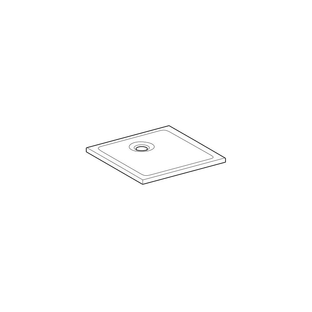 Geberit Nemea quadratische Duschwanne 80x80x3,5cm, Mattweiß... GEBERIT-550590001 4025410627148 (Abb. 3)