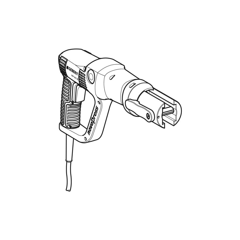 Geberit EFP 203 Pressgerät Typ 2, 230V/50-60 Hz, Steckertyp CEE 7/17, Leistungsaufna... GEBERIT-691103P21 4025416583035 (Abb. 2)