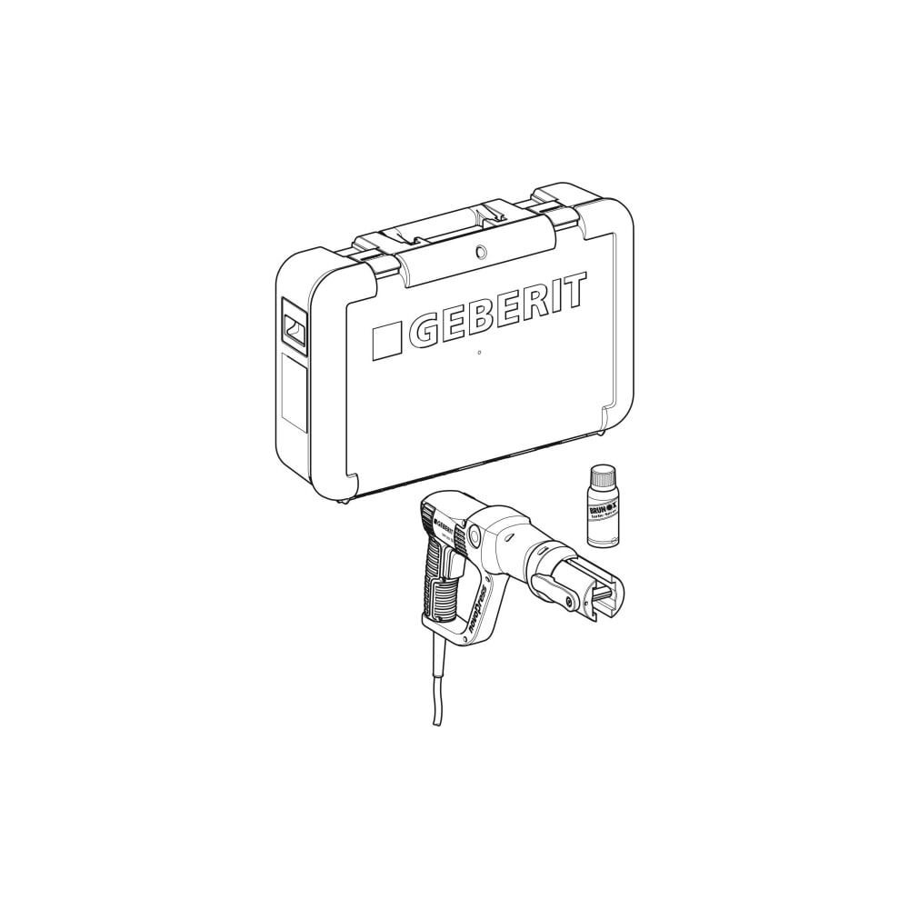 Geberit EFP 203 Pressgerät im Koffer 230V/50-60 Hz, Typ 2 FlowFit... GEBERIT-691026P21 4025410728449 (Abb. 2)